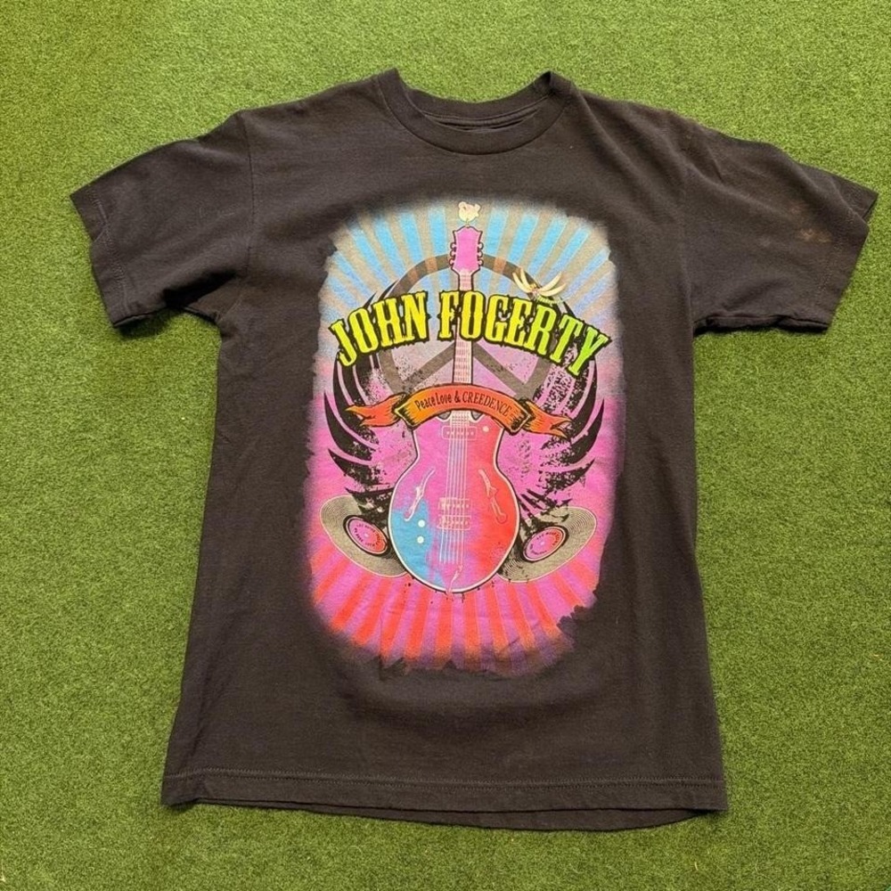 John Fogerty band tee john fogerty peace love and creedence music t shirt